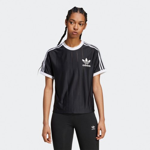 Adidas Adicolor 3-Stripes Pinstripe Women's T-Shirt