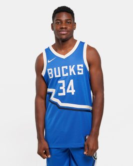 Nike NBA City Edition Giannis Antetokounmpo Milwaukee Bucks Men's Basketball Jersey