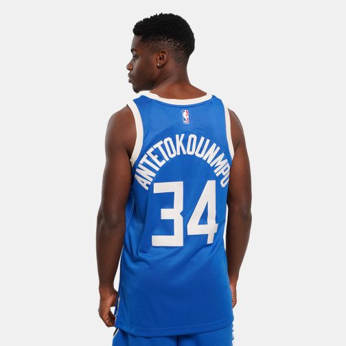 Nike NBA City Edition Giannis Antetokounmpo Milwaukee Bucks Men's Basketball Jersey - Image 2